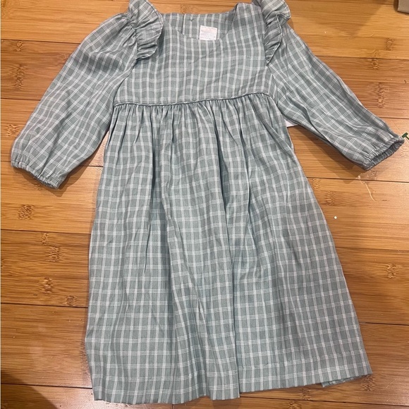 Edgehill Collection Plaid Dress in Green Ruffled Shoulders Size 2T NWT - Picture 1 of 2
